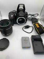 Nikon D3300 DSLR Camera + 18-55mm VR Lens charger strap USB cable case - low s/c