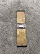 Valentino ladies Square Watch genuine crocodile skin exotic leather Wide strap