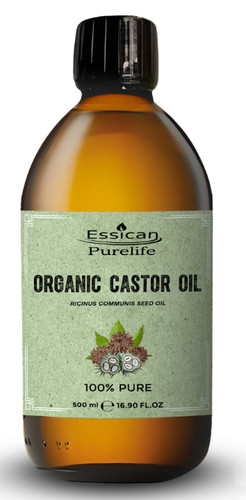 Organic castor oil 500ml 100 - organic,