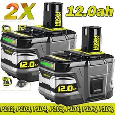 2X Batteries For RYOBI 18V