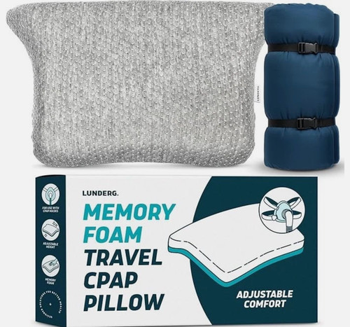 Lunderg travel cpap pillow - travel,