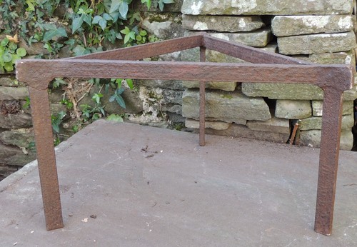 Antique wrought iron trivet - wrought,
