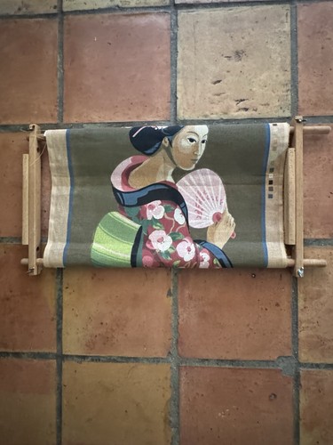 Geisha girl needlepoint - girl,