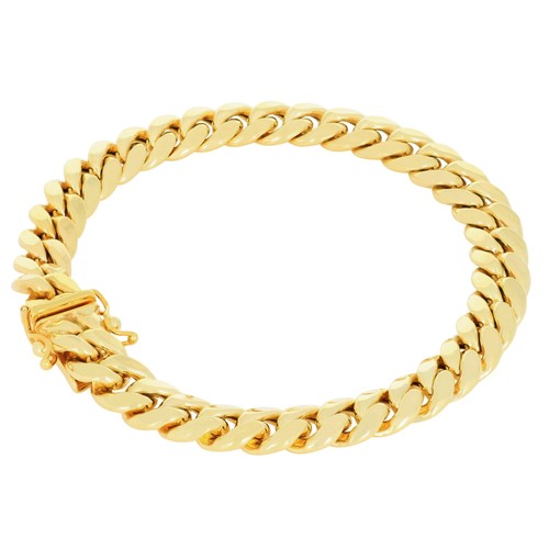 14k yellow real gold 7mm - real, 8.7mm