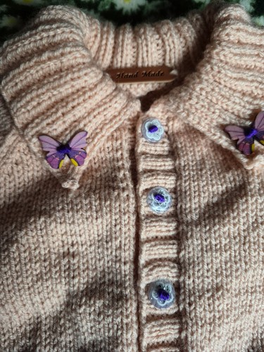 Handknit fairisle girls - handknit,