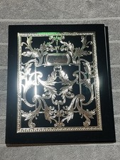 Photo Album, 12 Pocket Embossed Black Velvet Type