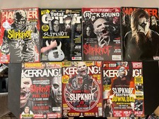 Metal Hammer Total Guitar Rock Sound Kerrang! Magazine Slipknot Bundle 7x