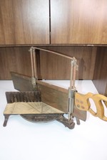 Stanley # 360 Mitre box with Saw Cast Iron Made is the USA Vintage