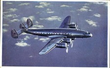 Airline Issue Postcard Qantas Constellation
