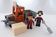 POSTMAN PAT - TED GLEN  AND AJAY BAINS WITH PUSH ALONG FRICTION BUILDERS TRUCK