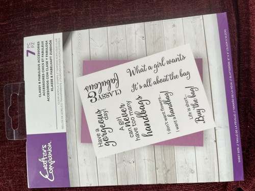 New sentiment stamps set from - sentiment,