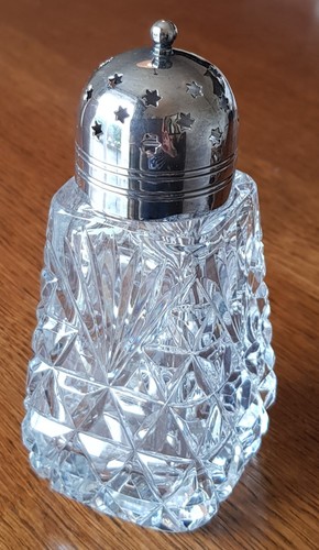 Vintage cut glass sugar - vintage,