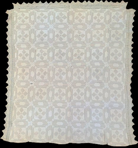 1915 antique hand crocheted - antique,