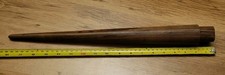 LARGE VINTAGE LIGNUM VITAE SAILMAKERS ROPE SPLICING FID MARLIN SPIKE 18" LONG