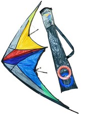 HQ Stunt Kite Rookie Aqua Ready 2 Fly 120 x 60cm