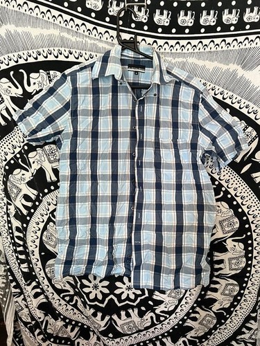 Blue checked austin reed - blue,