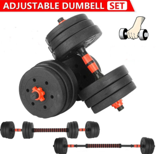 20kg fitness dumbbells pair - dumbbells,