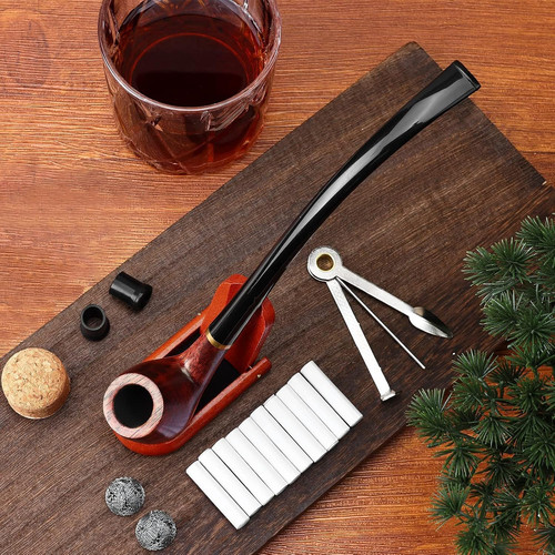 Tobacco pipe churchwarden - tobacco,
