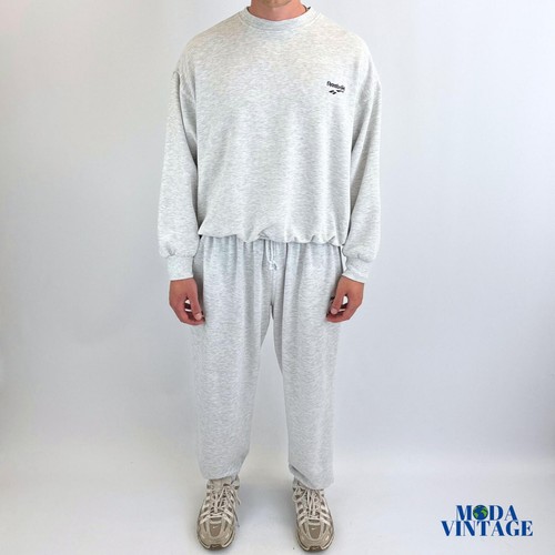 Reebok tracksuit grey large - reebok,