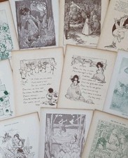 Set 11  Antique Flower Fairies