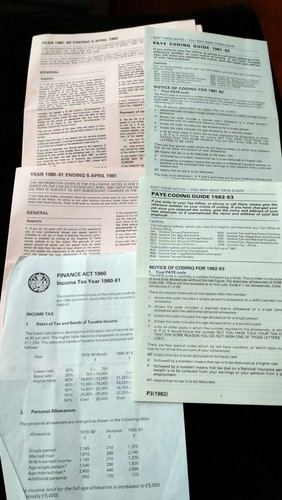Inland revenue 1980 1983 - 5, 1980-1983