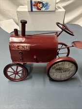 Little Tin Red Tractor With A