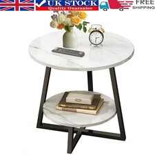 Round 2 Tier Coffee Table Side