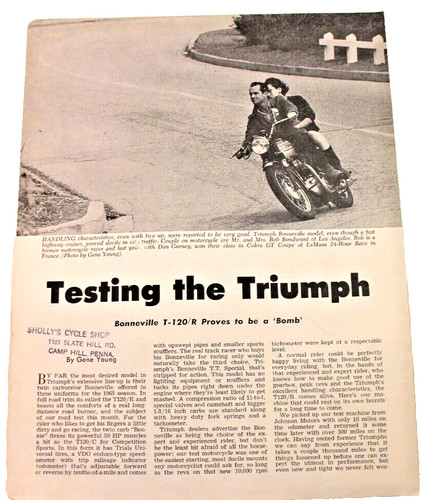 1965 testing the triumph - 1965,