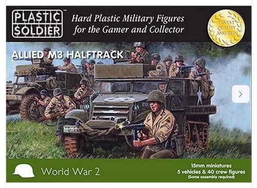 Ww2v15016 15mm allied - allied, m3