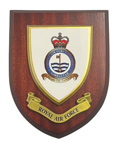 Raf gibraltar wall plaque - raf,