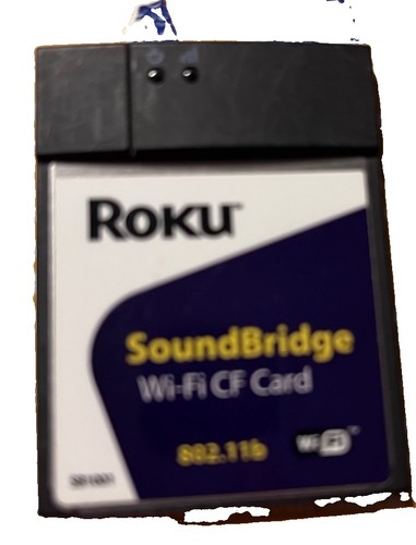 Roku soundbridge cf card - roku, wi-fi