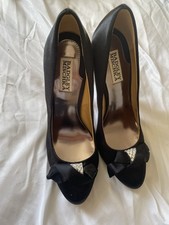 Badgley Mischka Black Satin