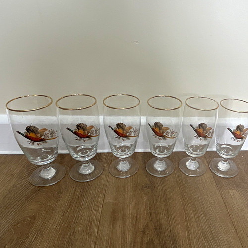 Set clear glass beer - of,