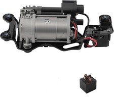 maXpeedingrods Air Suspension Compressor W/Bracket Valve Block for BMW X5 F15 X6