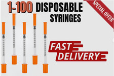 1-100pcs 0.5ml with 30G 13mm