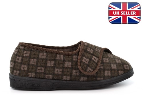 Mens wide fit - fit, slippers