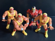 Vintage WWF HASBRO WWE Action Figure Bundle x4 Joblot Hulk Hogan Legion of Doom