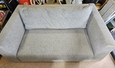 2 Seater Sofa - Grey Material- Excellent Condition 