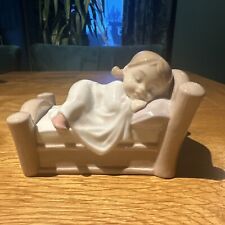 Nao by  Lladro Porcelain Figurine “Cosy Dreams” #1503 - Young Girl Sleeping