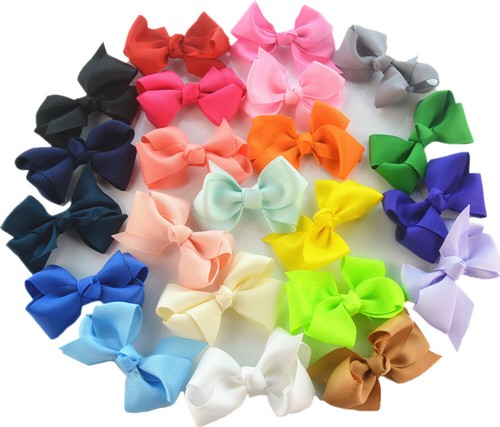 Inches pcs hair bows clips - pcs,
