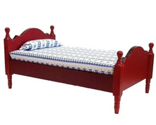 DOLLS HOUSE 1/12th  SINGLE BED