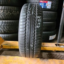 1  x195/55RF16 87H RUNFLATS GOODYEAR PARTWORN DOT  34/08  *5.86MM* TREAD TYRE