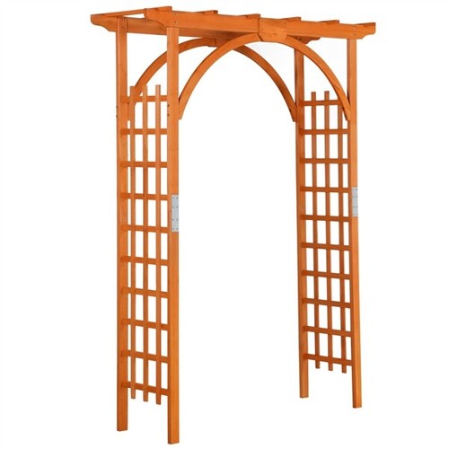 7ft wooden garden arbor - wooden,