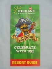 Legoland Windsor Map : 2018 Resort Park Guide : Year of the Brick : Brand New