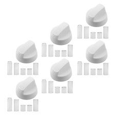 6 X BUSH GORENJE PROLINE & FRIGIDAIRE Cooker Oven Hob White CONTROL KNOBS