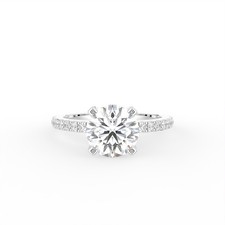 14K Yellow Gold Lab Grown