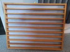 Wooden display case no contents for collectibles cars superthings