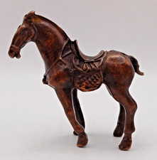 Chinese Bronze Small Tang Horse Figure Ornament