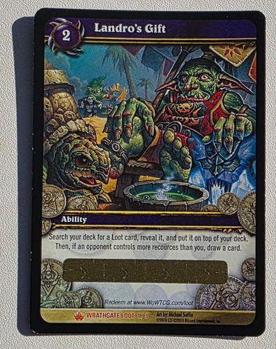 Landro gift wow tcg - 'landro's,