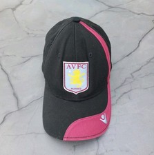 Macron Aston Villa Football Mens Baseball Cap Hat / One Size / Claret & Black 